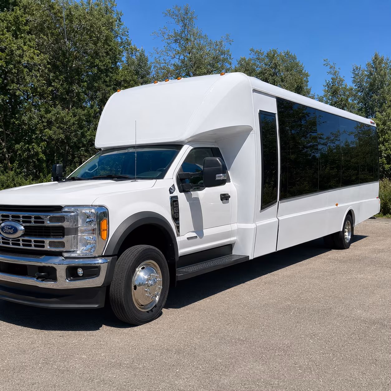 employee shuttle buses for mount pleasant companies and corporate campuses