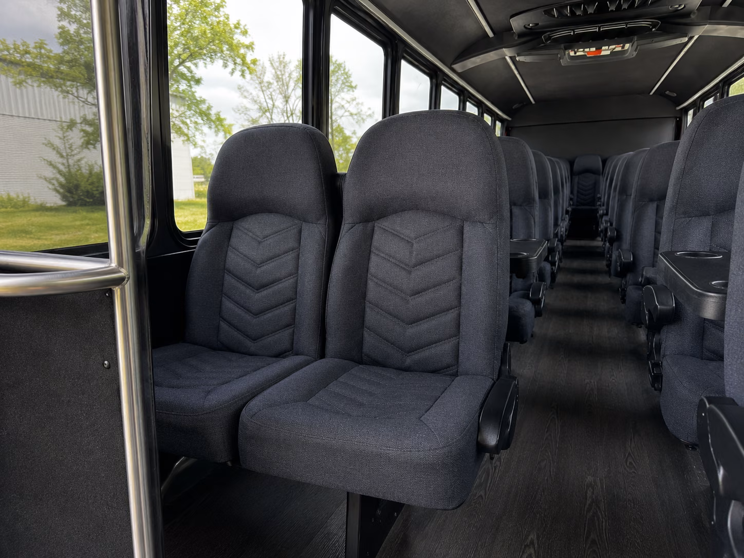 mount pleasant 18 passenger minibus interior