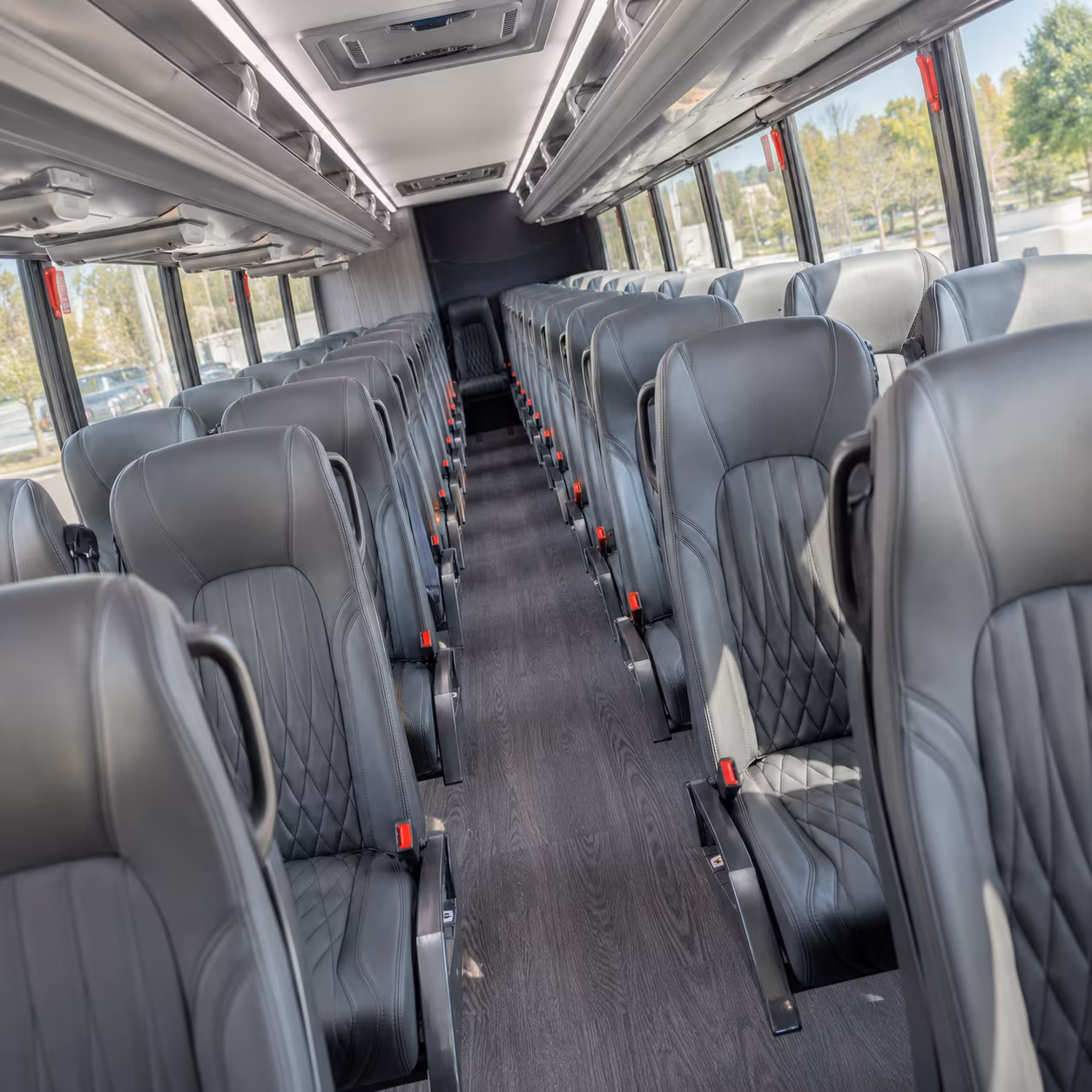 mount pleasant 30 passenger minibus interior