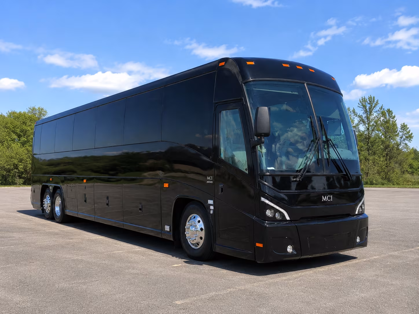 mount pleasant 56 passenger charter bus