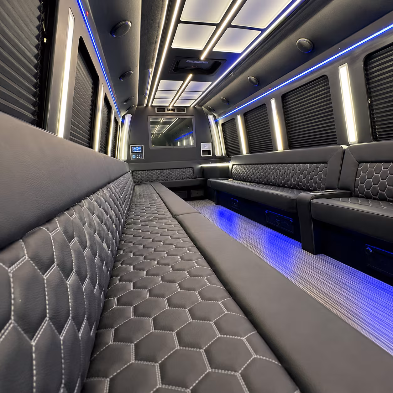 mount pleasant party bus rentals inside