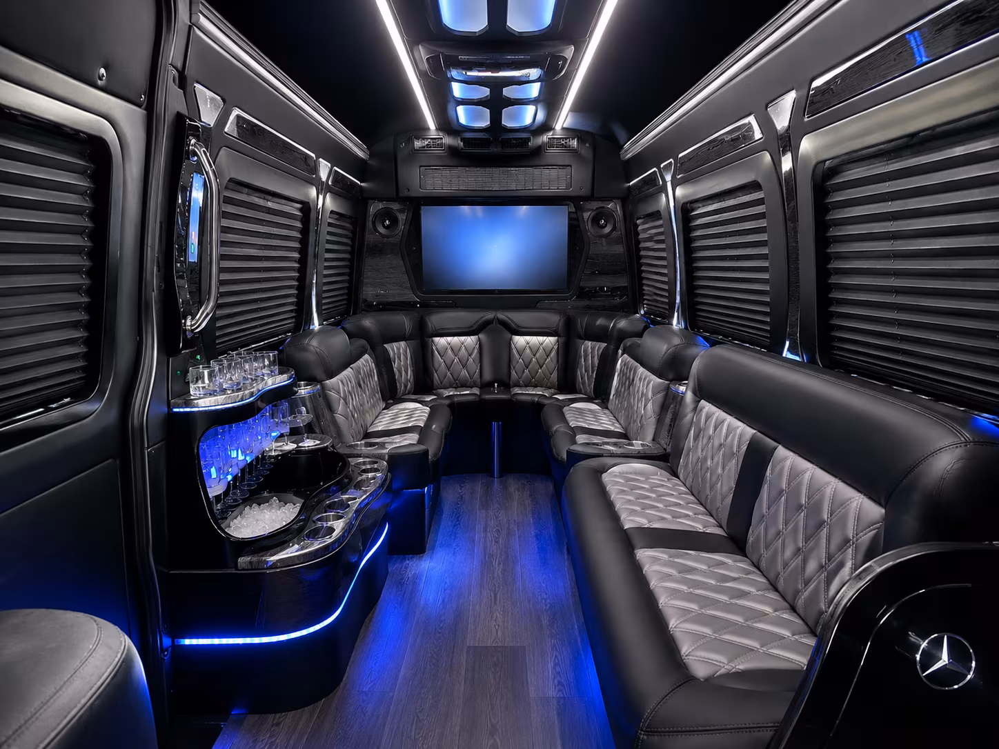 mount pleasant private event transportation onboard seating