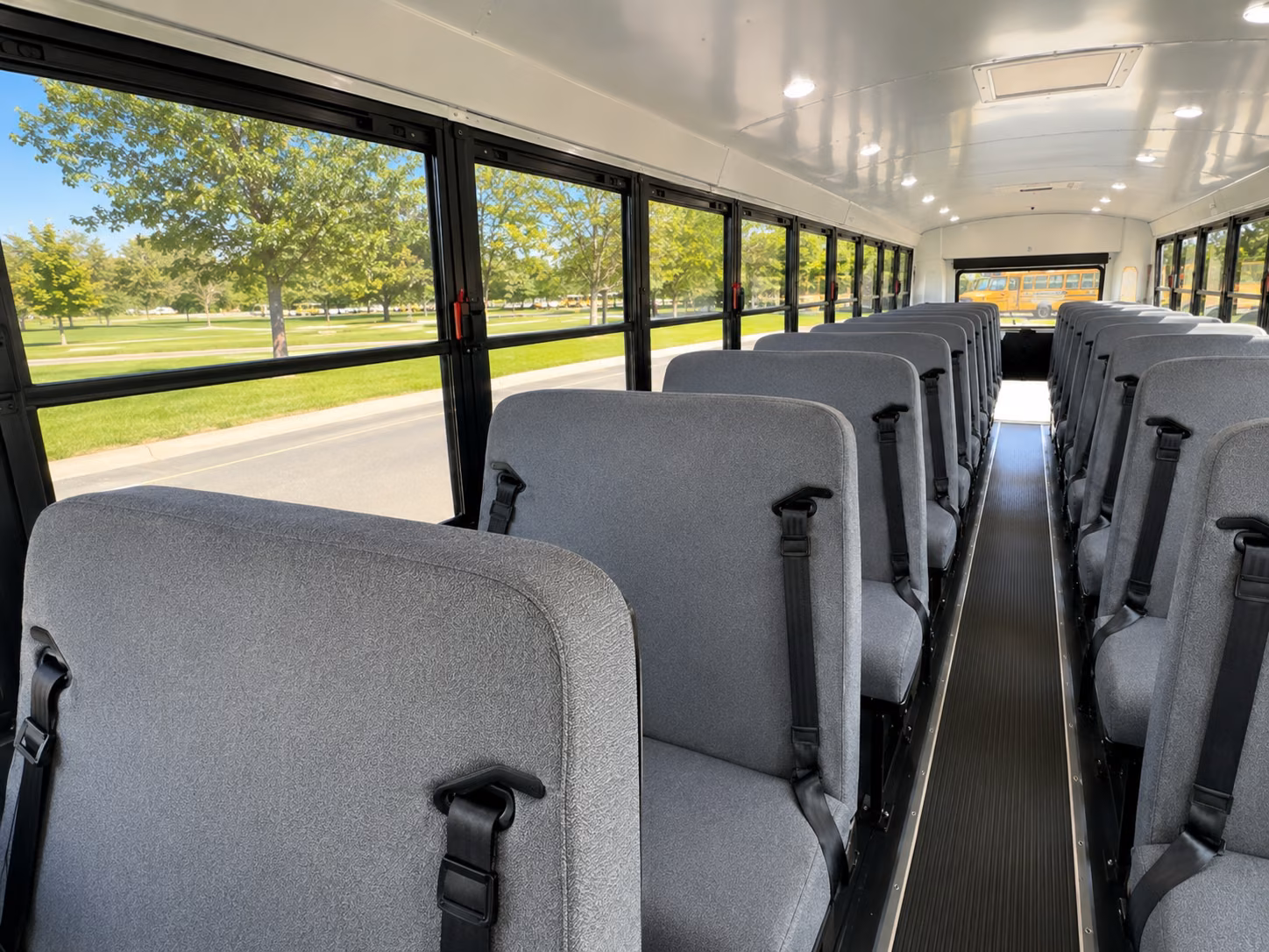 mount pleasant school bus inside