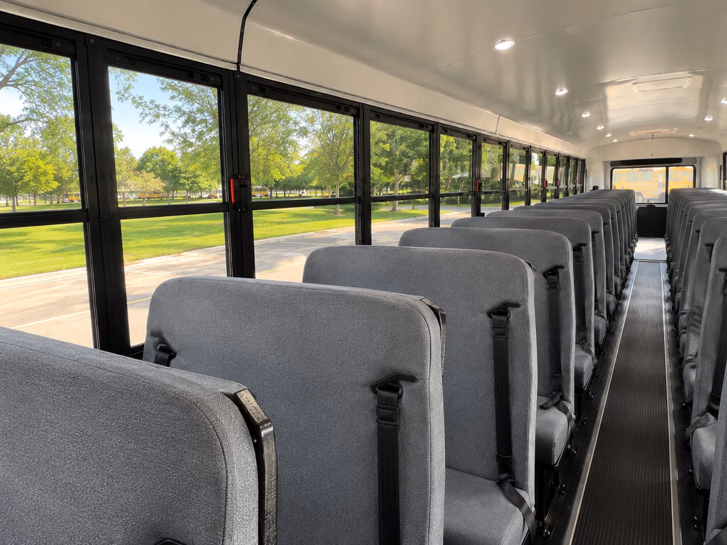 mount pleasant school bus interior