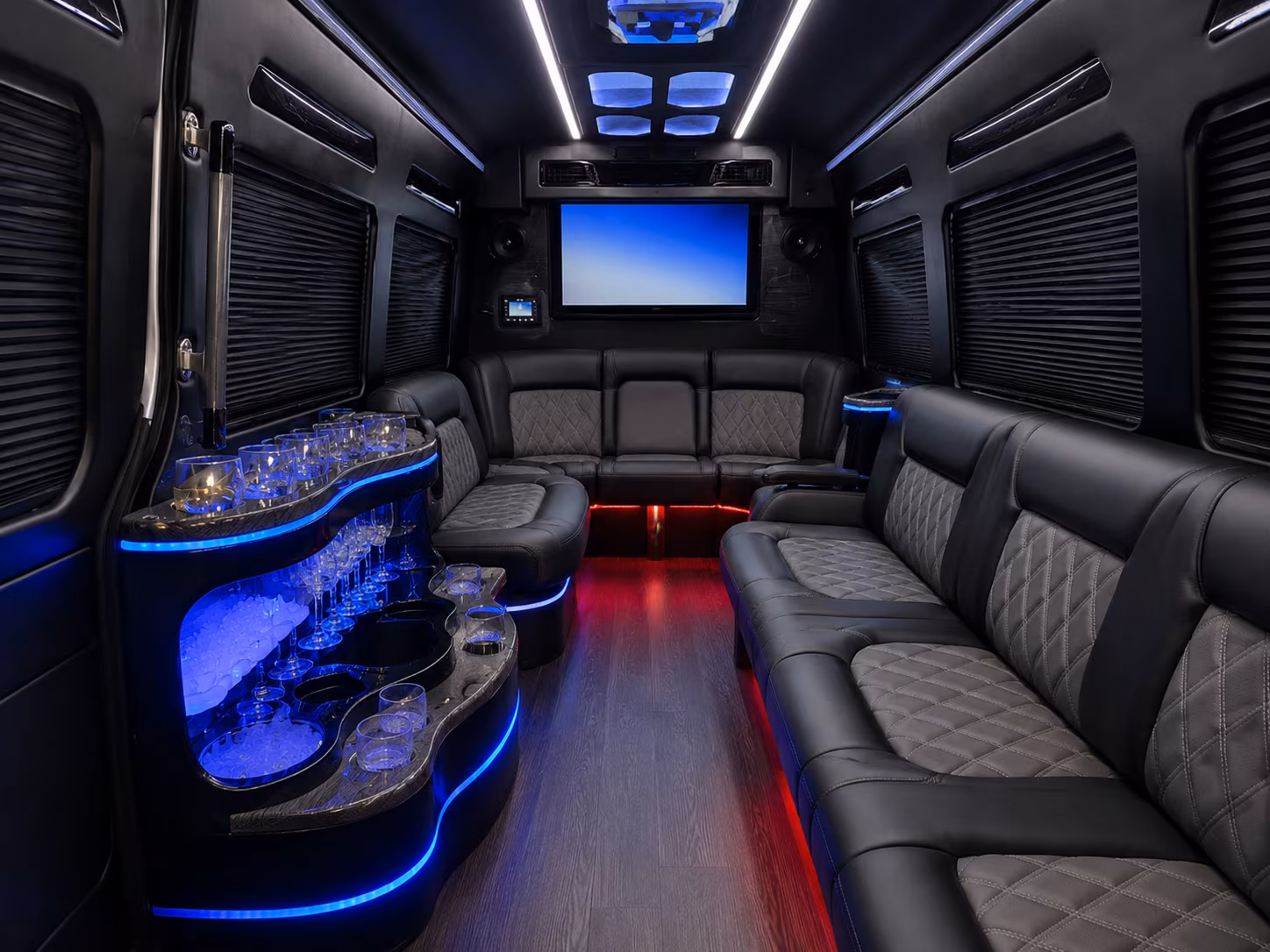 mount pleasant sprinter limousine interior