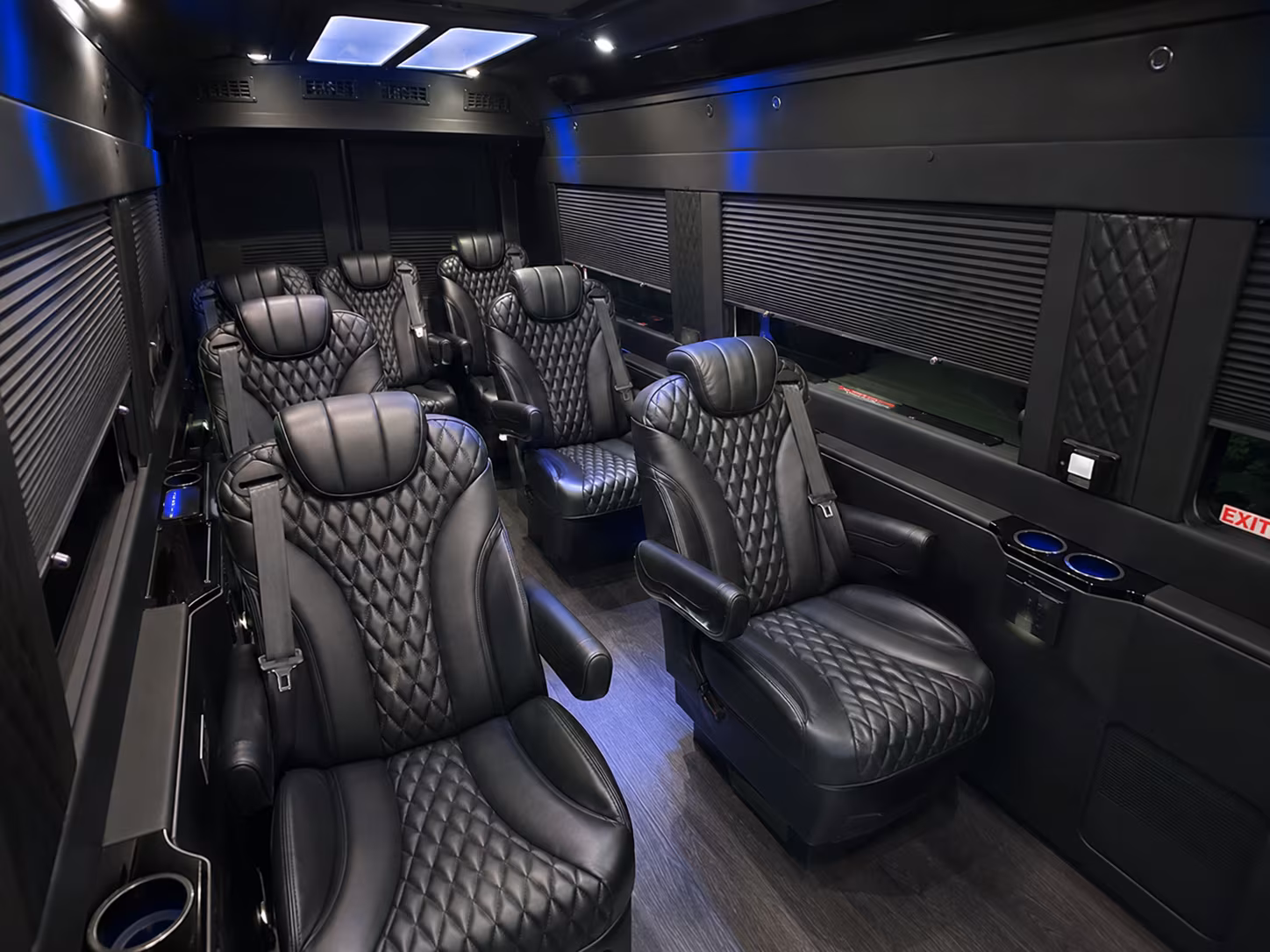 mount pleasant sprinter van with driver inside