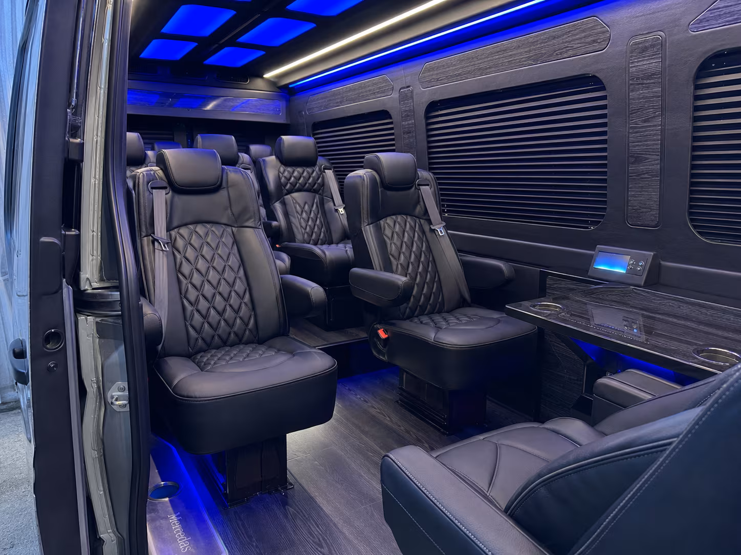sprinter van transportation for groups and events across mount pleasant